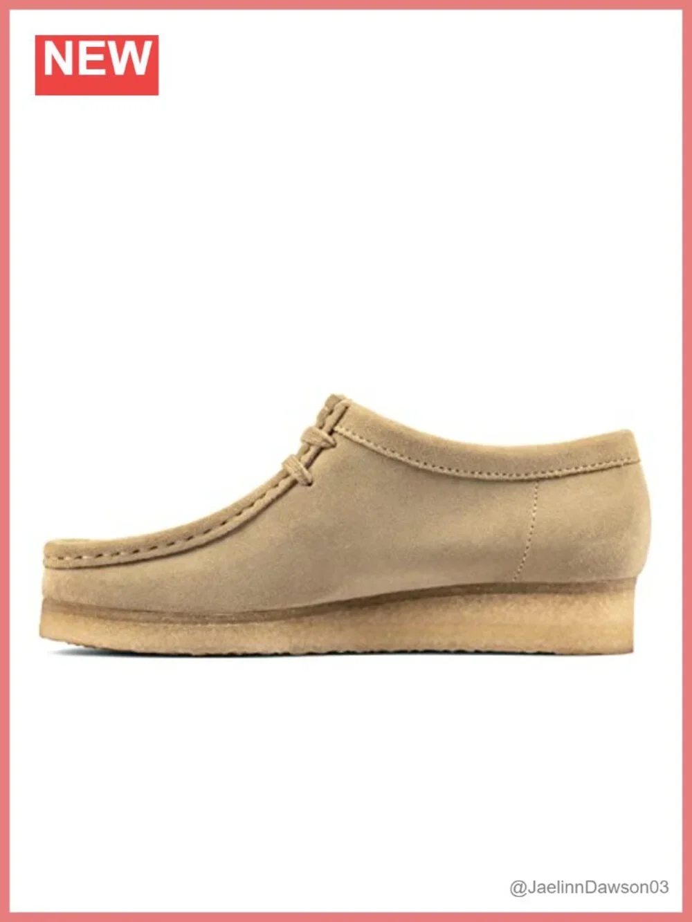 Clarks Wallabee Oxford Suede Women's Shoes Lace-Up Mocc Sole